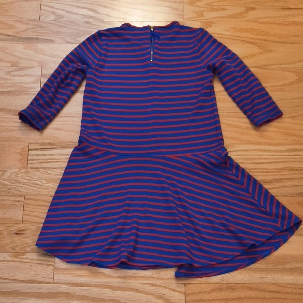 Crewcuts, Unsymmetrical Red & Blue Stripes, Girls Size 10 (GU) - Picture 5 of 5